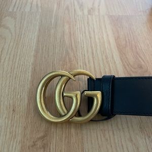 Gucci GG Marmont Leather Belt